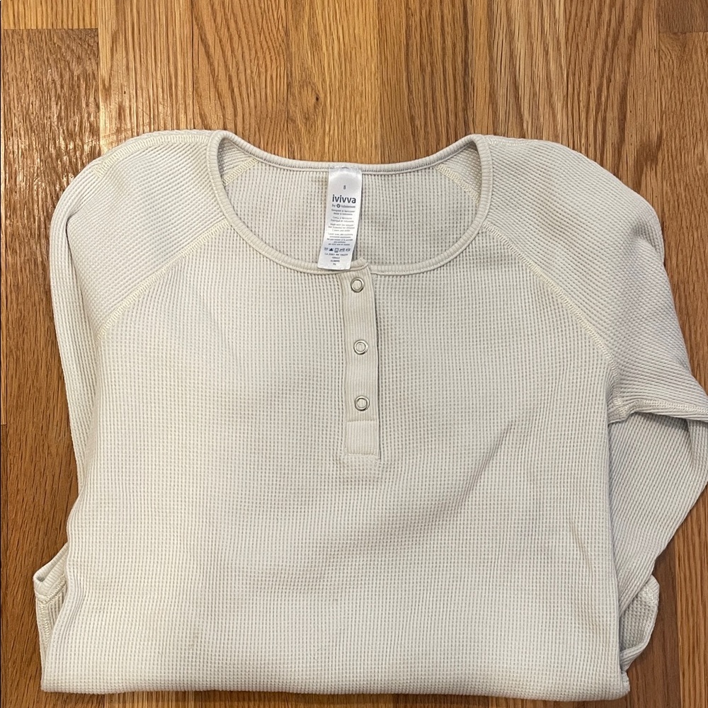 Ivivva Cream Long Sleeve Tee